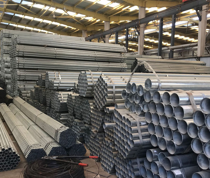 永安坝街道q235b热镀锌带钢管